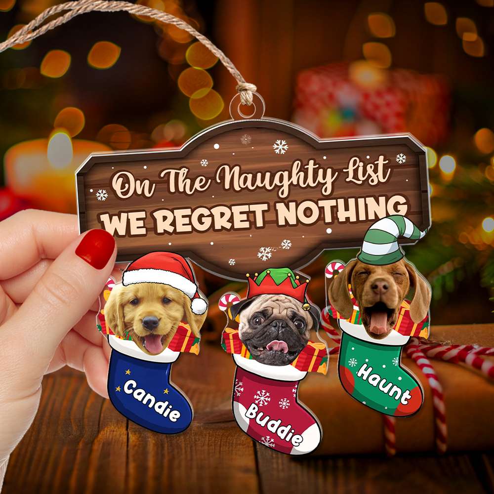 Personalized Christmas Pet Ornament for Pet Lovers Ornament PopCulturePrints