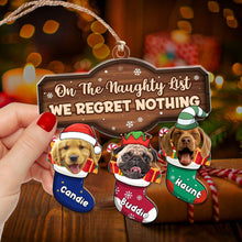 Load image into Gallery viewer, Personalized Christmas Pet Ornament for Pet Lovers Ornament PopCulturePrints
