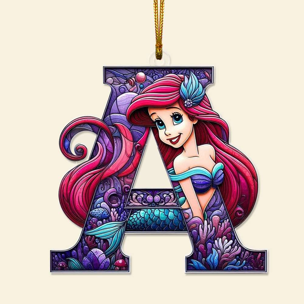Personalized Mermaid Christmas Ornament for Movie Lovers Ornament PopCulturePrints