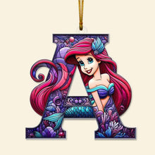 Load image into Gallery viewer, Personalized Mermaid Christmas Ornament for Movie Lovers Ornament PopCulturePrints
