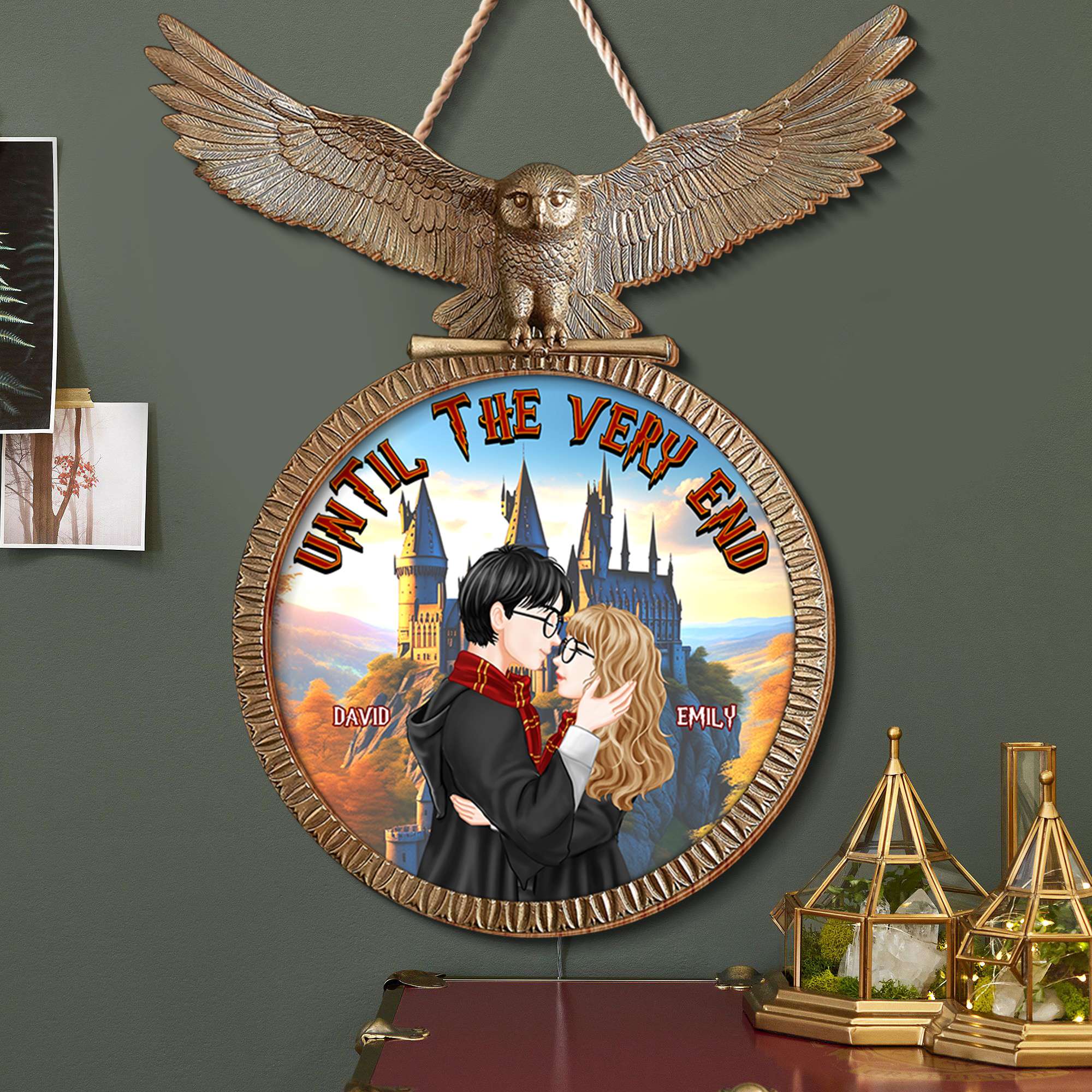 Personalized Harry Potter Couple Wall Decor - Until The Very End