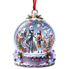 Load image into Gallery viewer, "Spooky In Love" - A Personalized Acrylic Ornament for Couples - Unique Christmas Gift
