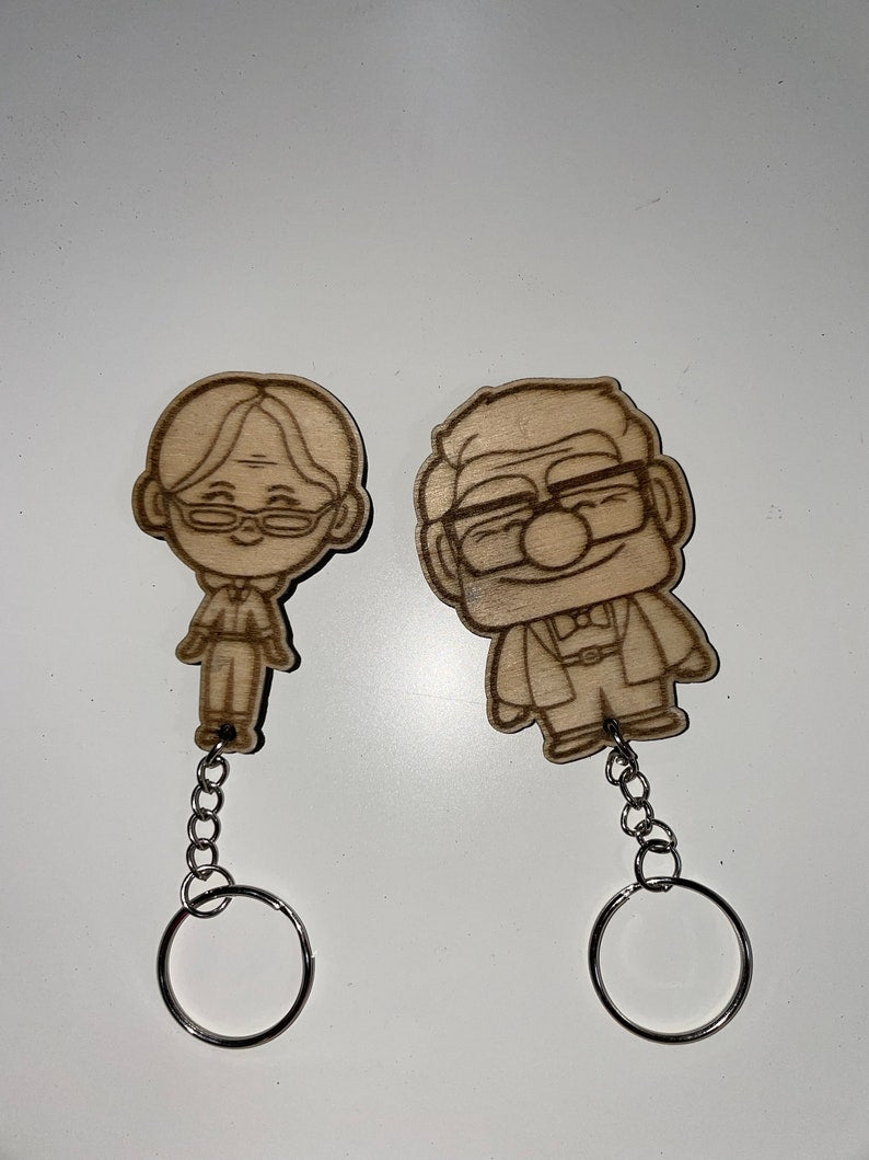 Personalized Cartoon Couple Key Holder - Unique Valentine's Day Gifts PopCulturePrints