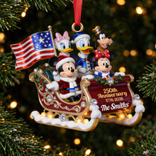 Load image into Gallery viewer, Patriotic Family Christmas Ornament - Personalized Gifts For Family 09pgdt131026 Ornament PopCulturePrints
