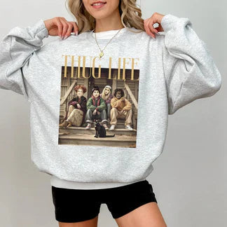 Vintage Friends 'Thug Life' Graphic Sweatshirt