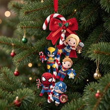 Load image into Gallery viewer, Action Squad Crew - Personalized Acrylic Ornament for Christmas
