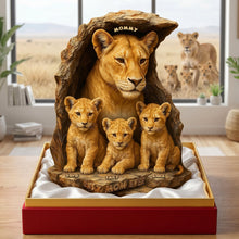Load image into Gallery viewer, Hug From Your Cubs - Personalized Mom Gift for Mother's Day Shaped Plaques PopCulturePrints
