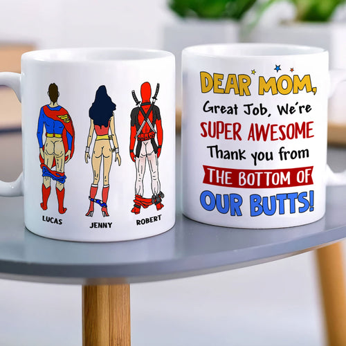 Funny Personalized Superhero Mug for Mom Coffee Mug PopCulturePrints