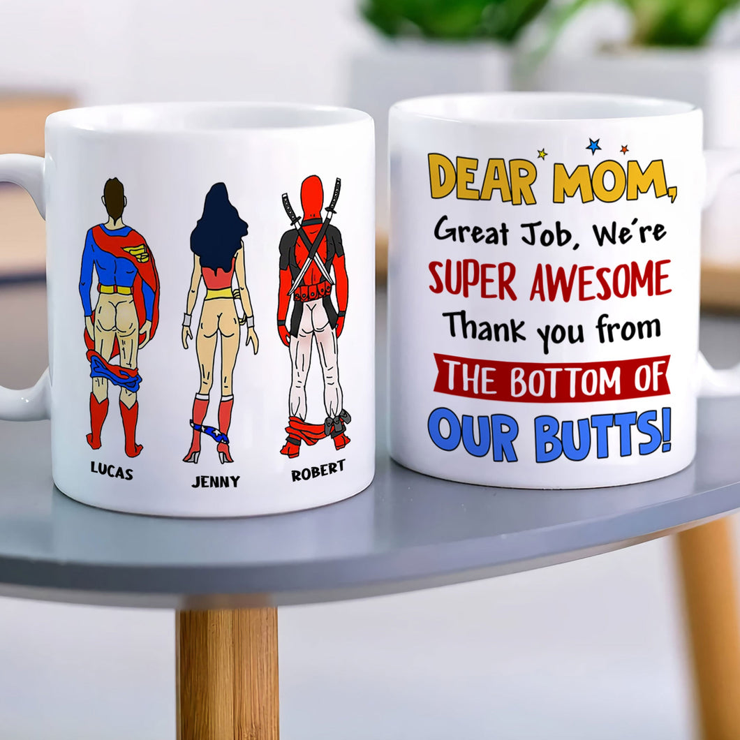 Funny Personalized Superhero Mug for Mom Coffee Mug PopCulturePrints