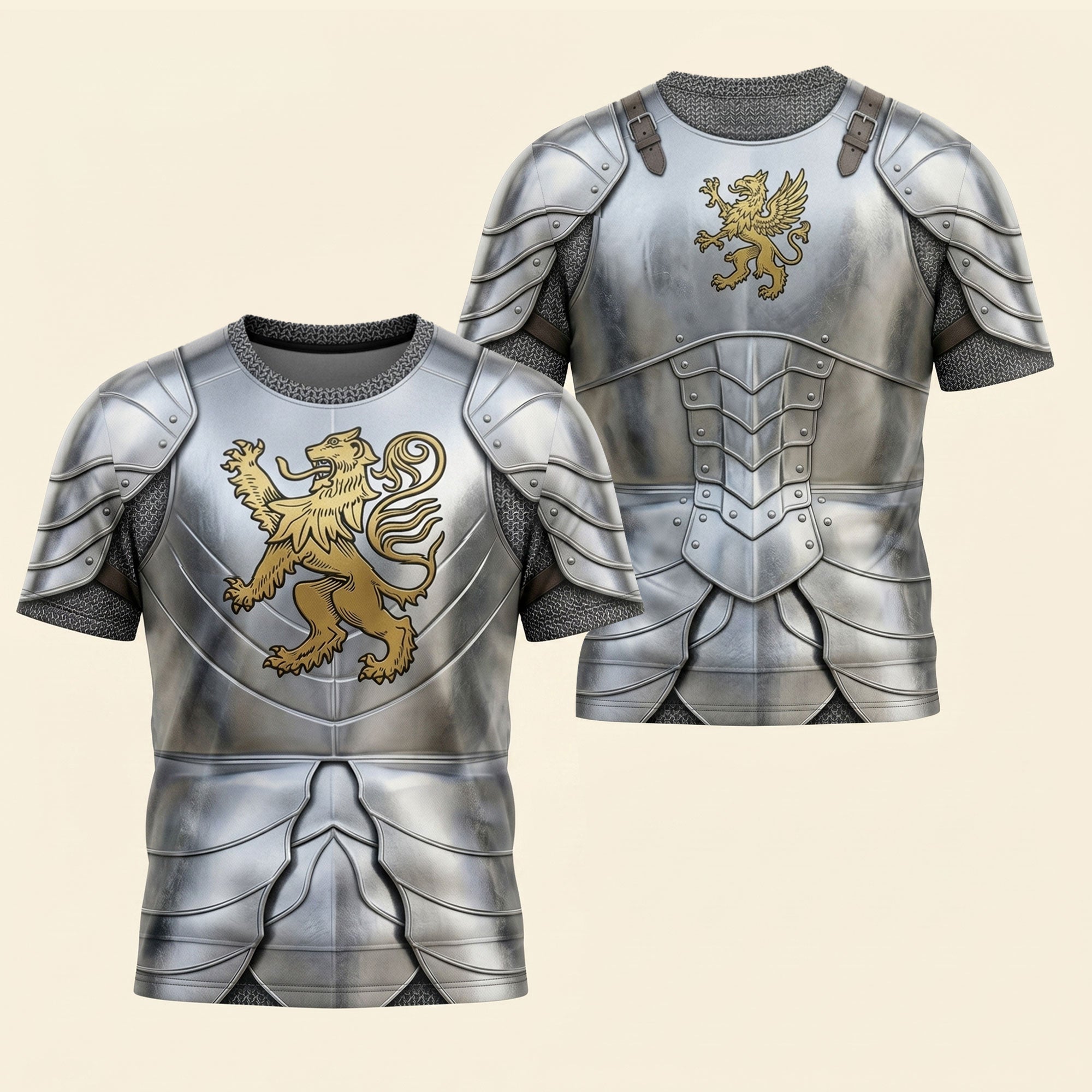 Unleash Your Inner Warrior - Royal Knight Armor Shirt - Personalized Gifts
