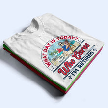 Load image into Gallery viewer, The Legend Has Retired - Personalized T-Shirt for Fun-Loving Retirees T-shirt PopCulturePrints
