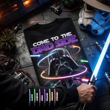 Load image into Gallery viewer, Join the Dark Side of Fatherhood - Personalized Fearless Guardian Shirt - Perfect Gift for Dads, Grandpas, and Men Who Love Unique Designs AOP Products PopCulturePrints
