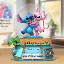 Load image into Gallery viewer, &quot;You Stole My Weird&quot; - Personalized Couple Acrylic Plaque - Unique Gift for Couples, Friends, and Loved Ones Shaped Plaques PopCulturePrints
