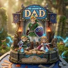 Load image into Gallery viewer, “The Legend of Dad” – Personalized Acrylic Plaque for Fathers Day - Unique Gift for Dad &amp; Grandpa Shaped Plaques PopCulturePrints
