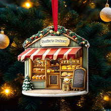 Load image into Gallery viewer, Custom Bakery Christmas Ornament - Personalized Kitchen Decor Ornament PopCulturePrints
