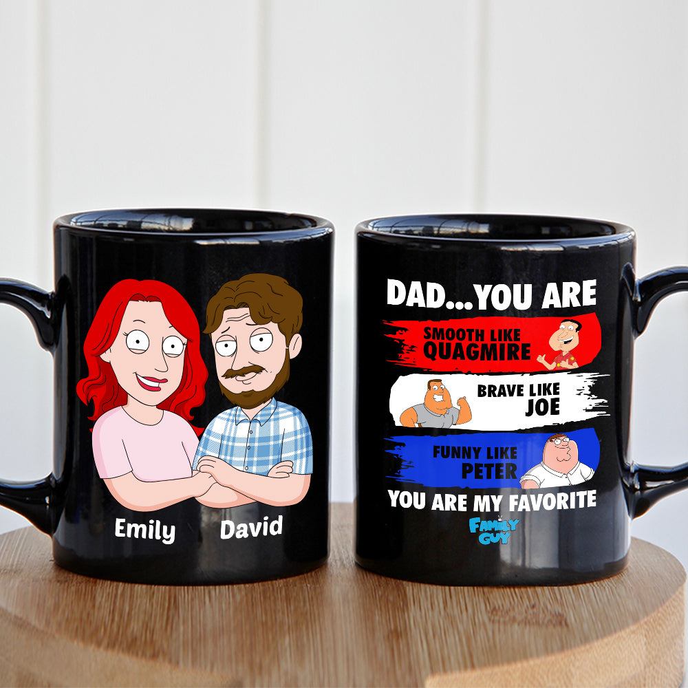 Personalized Dad Coffee Mug - Funny Family-Themed Gift Coffee Mug PopCulturePrints