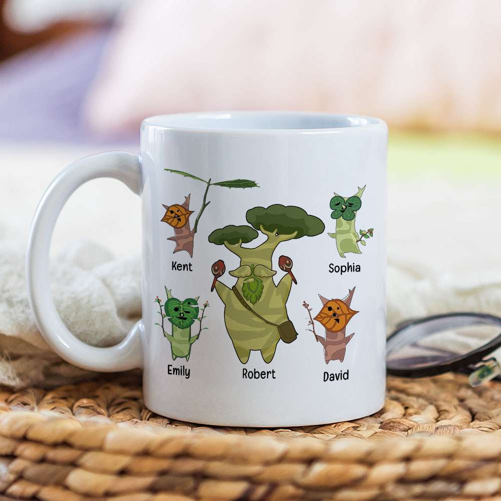 Personalized 'Best Dad Ever' Forest Friends Coffee Mug