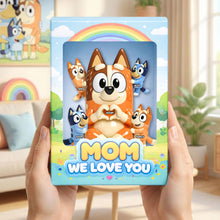 Load image into Gallery viewer, We Love You, Mom! - Personalized Acrylic Plaque for the Perfect Family Gift Shaped Plaques PopCulturePrints
