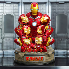 Load image into Gallery viewer, &quot;A Heroic Dad Needs a Heroic Gift&quot; - Steel Dad Acrylic Plaque - Personalized Gifts for Father Shaped Plaques PopCulturePrints
