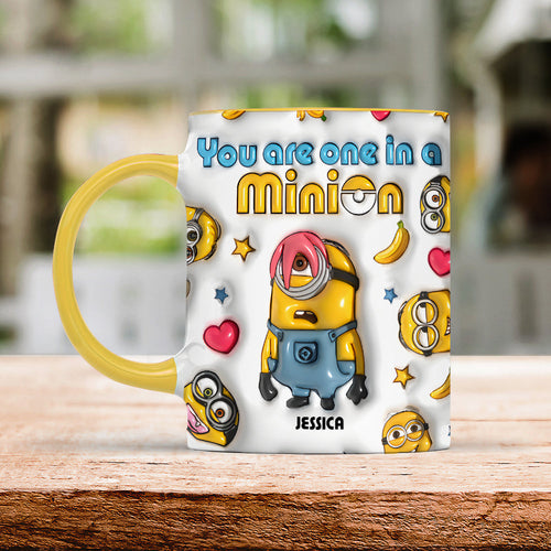 Personalized Minion Fan Coffee Mug - You Are One in a Minion Coffee Mug PopCulturePrints