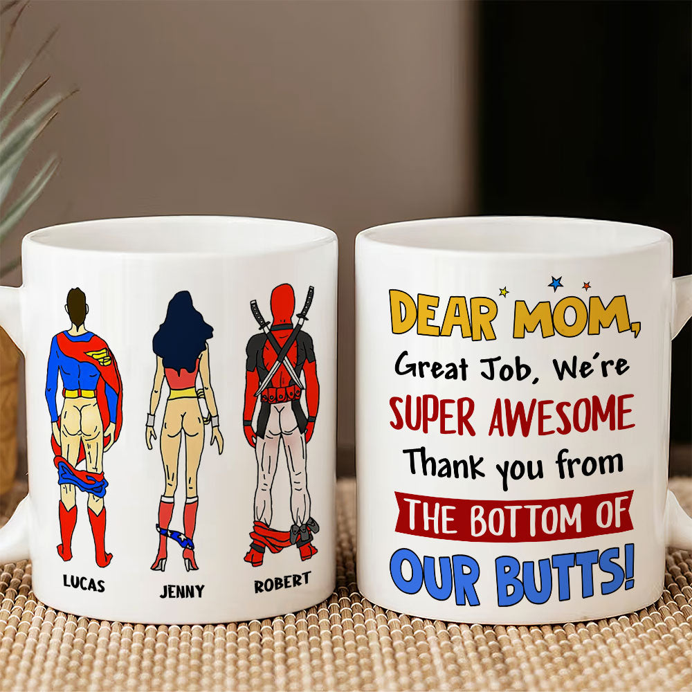 Funny Personalized Superhero Mug for Mom Coffee Mug PopCulturePrints