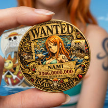 Load image into Gallery viewer, "Unleash Your Inner Pirate with Roronoa Zoro!" - Personalized Adventures Characters Printed Metal Coin - Gift for Anime Lovers, Collectors, and Special Occasions Coin PopCulturePrints
