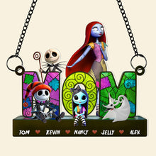 Load image into Gallery viewer, &quot;Celebrate Your Unique Mom with Our Horror-Themed Suncatcher!&quot; - Personalized Ornament for Mom and Grandma Ornament PopCulturePrints
