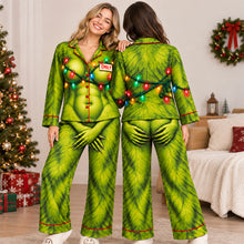 Load image into Gallery viewer, Mischievous Couple Pajamas - Personalized Christmas Gifts For Couples

