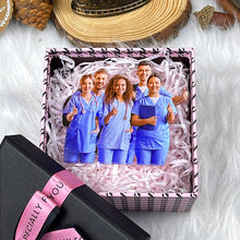 Load image into Gallery viewer, Personalized Nurse Themed Photo Ornament Gift Ornament PopCulturePrints
