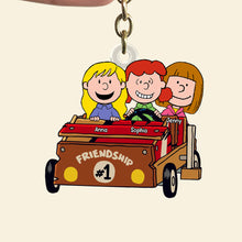 Load image into Gallery viewer, Personalized Friendship Keychain - Celebrate Your Best Friends Keychains PopCulturePrints
