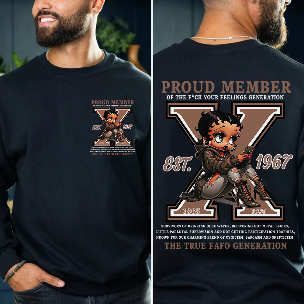 Proud Generation X Custom Year Shirt