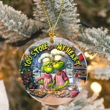 Load image into Gallery viewer, Personalized Christmas Ornament for Couples - Baking in the Kitchen
