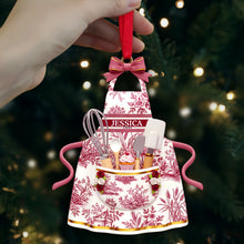 Load image into Gallery viewer, Cooking Up Memories: Personalized Baking Apron Ornament - Ideal Gift for Cooking Lovers Ornament PopCulturePrints
