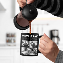 Load image into Gallery viewer, Custom Photo B&amp;W Daddy Grandpa - Personalized Black Mug for Father&#39;s Day Mug PopCulturePrints
