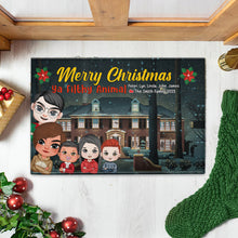 Load image into Gallery viewer, Personalized Merry Christmas Ya Filthy Animal Family Door Mat Doormat PopCulturePrints
