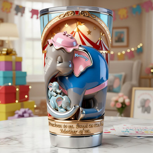 Precious to Us - Personalized Mother Of Us Tumbler - Unique Gift for Mom, Grandma, and More Tumbler Cup PopCulturePrints