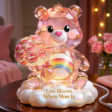 Load image into Gallery viewer, Love Blooms Where Mom Is - Personalized Light Box Gift for Moms &amp; Grandmas Light Box PopCulturePrints
