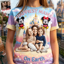 Load image into Gallery viewer, Happiest Mama On Earth - Custom Photo Gift for Mother's Day AOP Products PopCulturePrints
