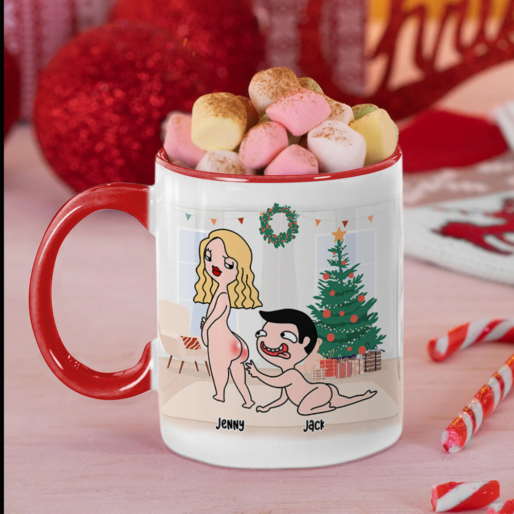 Personalized Naughty Mug - Dirty Mind & Cheeky Fun