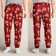 Load image into Gallery viewer, &quot;Just A Dad &amp; His Girl&quot; - Personalized Pajama Pants for Dad, Perfect Fathers Day Gift Pajama Pants PopCulturePrints
