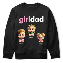 Load image into Gallery viewer, &quot;Girl Dad&quot; - Personalized T-Shirt for Dads with Daughters T-shirt PopCulturePrints
