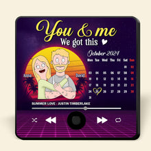 Load image into Gallery viewer, You &amp; Me: We Got This - Personalized Music Fridge Magnet for Couples Fridge Magnet PopCulturePrints
