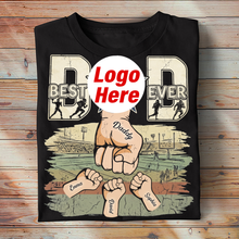 Load image into Gallery viewer, Best Dad Ever - Sporty Dad Team Shirt | Personalized Gift for Dads, Grandpas &amp; Fathers
