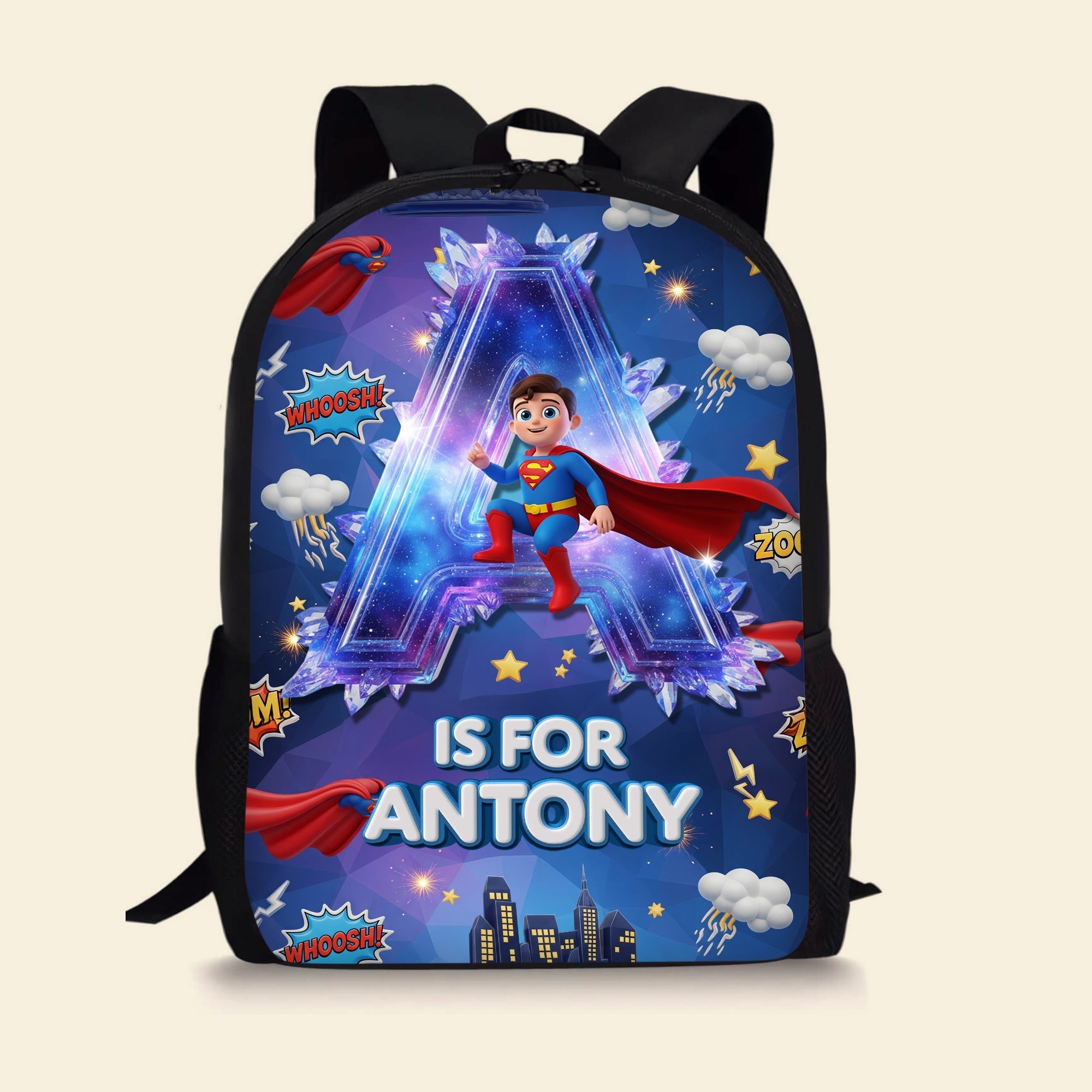 "Every Kid is a Superhero!" - Super Kids School Bag Personalized Gift for Kids Backpack PopCulturePrints