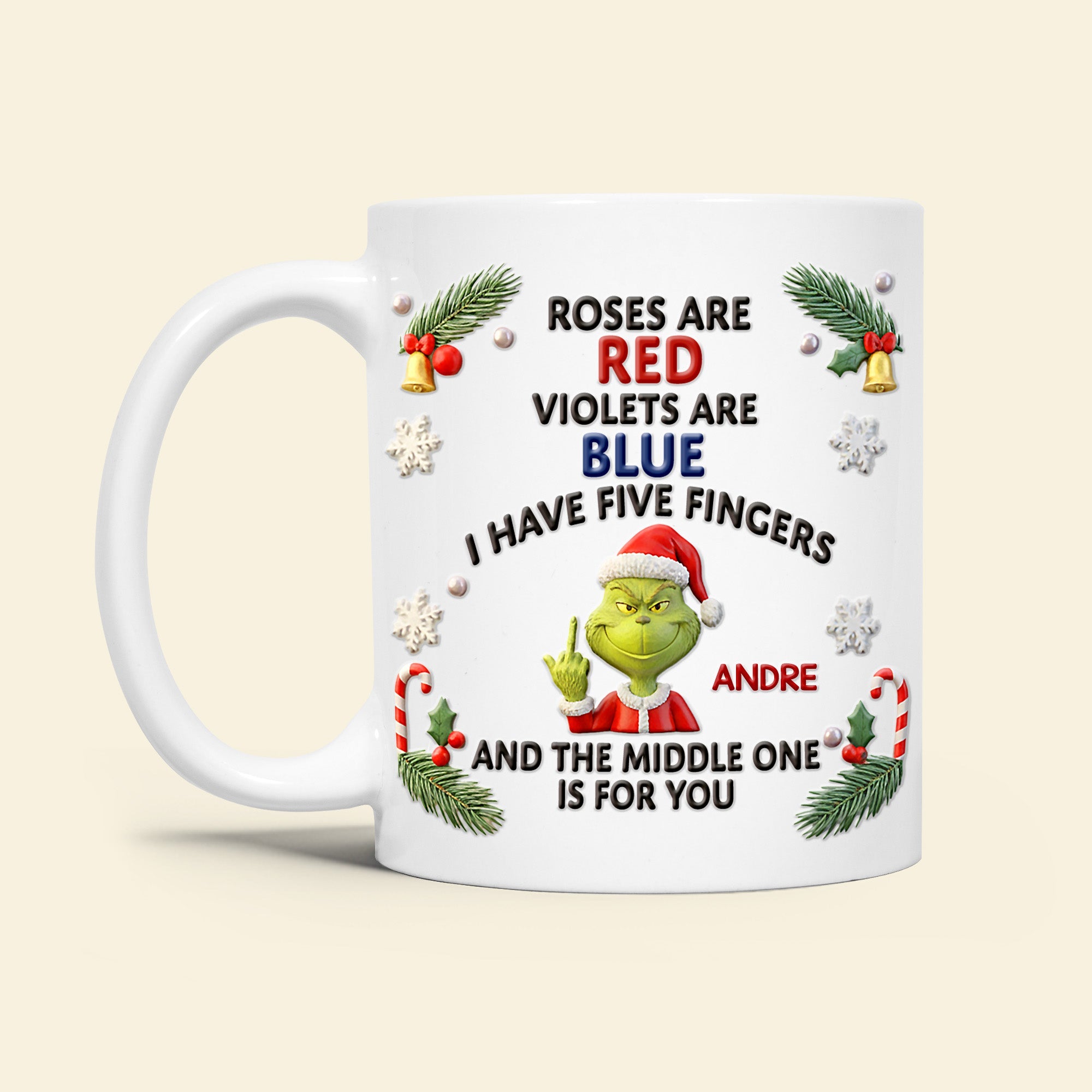 Roses Are Red, Violets Are Blue Coffee Mug - Personalized Gift for Everyone Who Loves Humor Coffee Mug PopCulturePrints