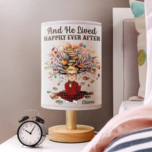 Load image into Gallery viewer, Just A Girl Who Loves Books - Personalized Fabric Lamp Fabric Lamp PopCulturePrints
