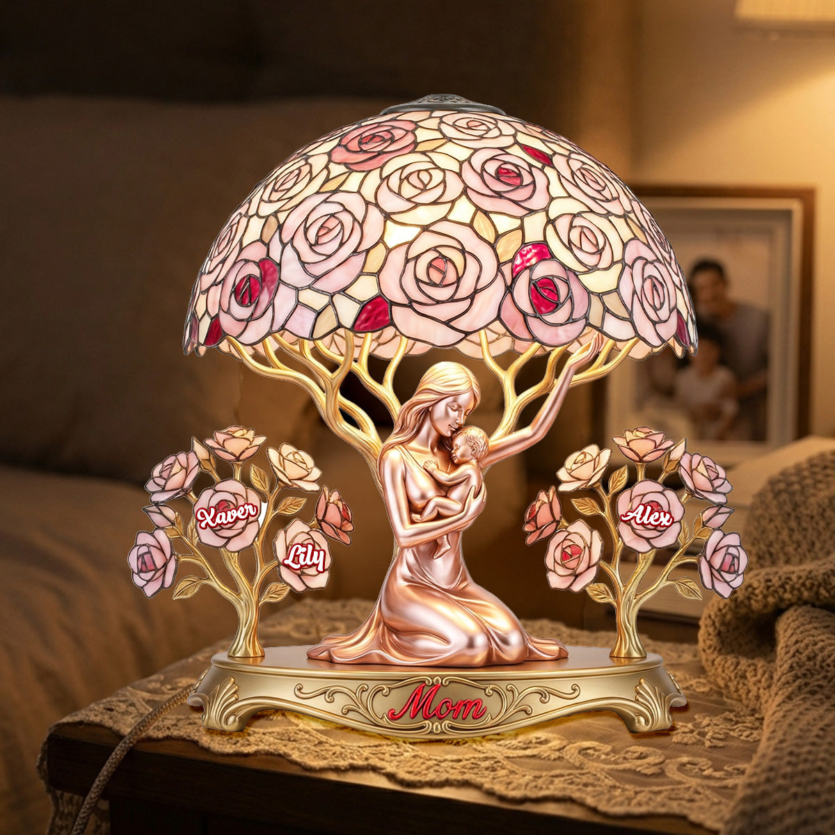 Mom's Love Illuminated - Personalized Light Box Gift for Mothers, Grandmas, and More! Light Box PopCulturePrints