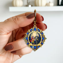 Load image into Gallery viewer, You Put A Spell On Me - Gothic Skeleton Couple Keychain | Personalized Gift for Couples Keychains PopCulturePrints
