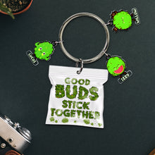 Load image into Gallery viewer, Personalized Funny Keychain Gift with Buddies Charms Keychains PopCulturePrints
