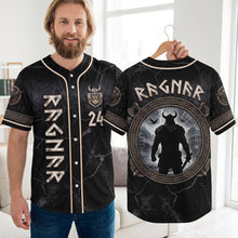 Load image into Gallery viewer, Viking Warrior Jersey Shirt - Personalized Gifts 05tytn150726 AOP Products PopCulturePrints
